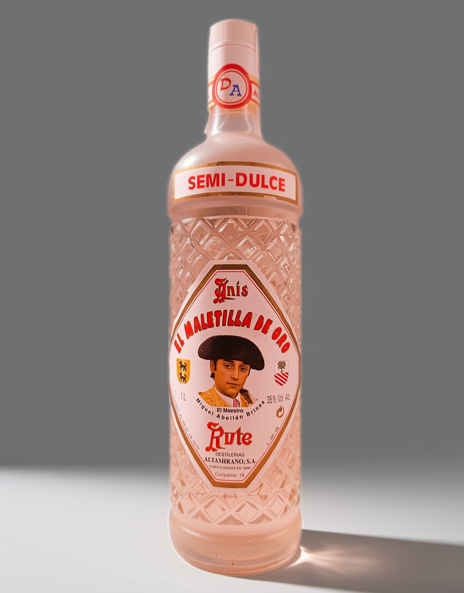 Anis Semidulce - EL MALETILLA DE ORO - RUTE - Distillerie ALTAMIRANO (Cortijuelos)