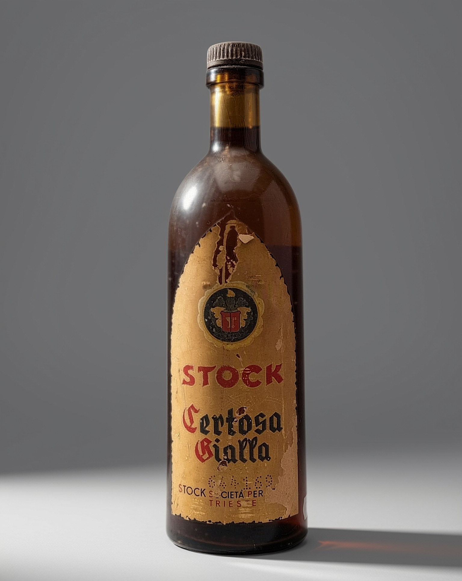Liquore Certosa Giallia - STOCK - sigillo Stella '1950s