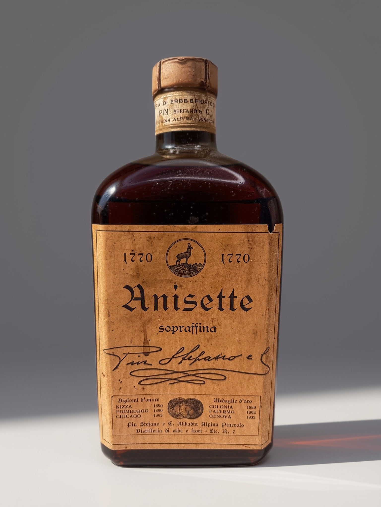 Anisette - Sopraffina - PIN STEFANO - sigillo Stella Perso
