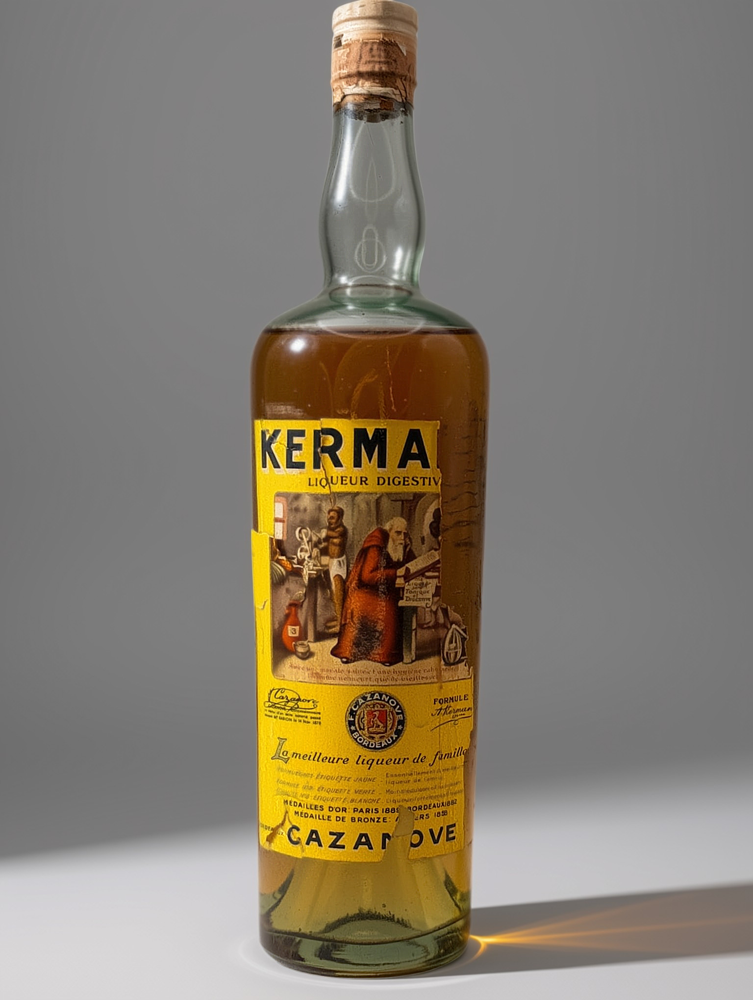 Liqueur digestive jaune - KERMANN - CAZANOVE