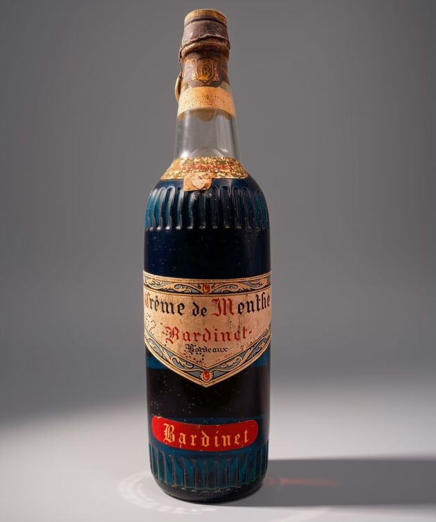 Crème de Menthe - BARDINET - sigillo Stella '1950s