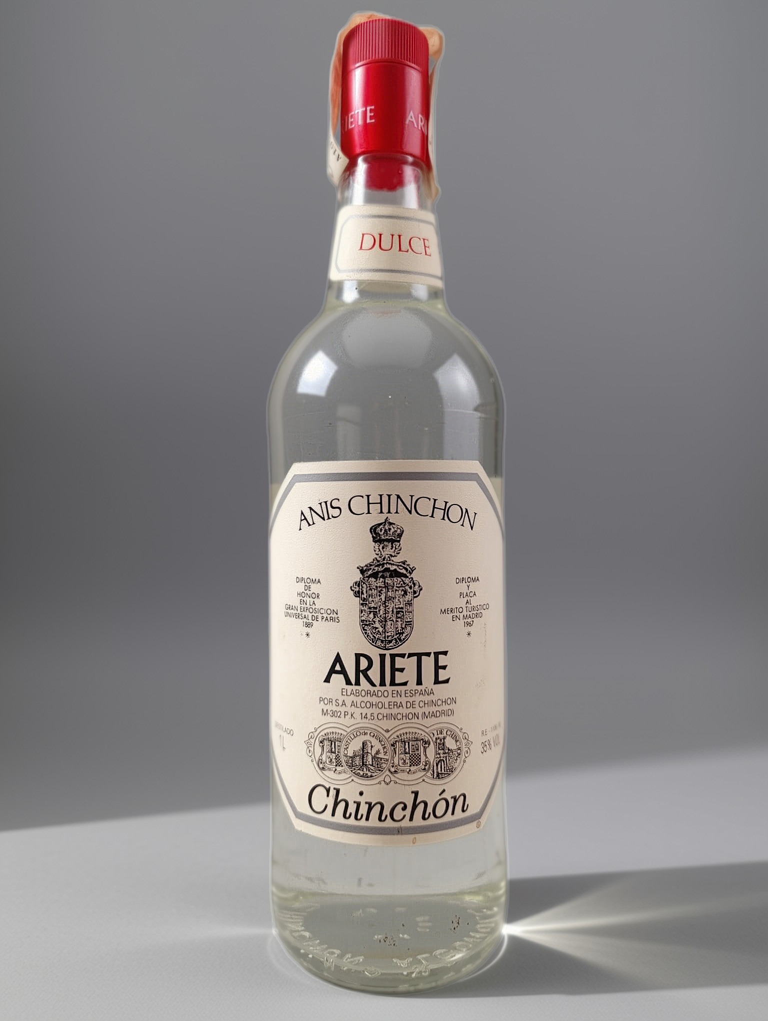 Anis Dulce - CHINCHON - ARIETE - Elaboré pour ALCOHOLERA DE CHINCHON