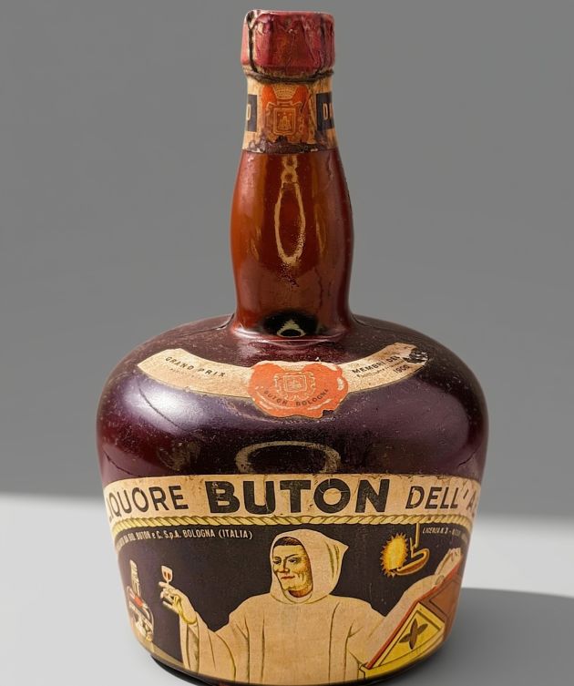 Gran Liquore Buton Dell' Abbadia - sigillo Stella '1950s