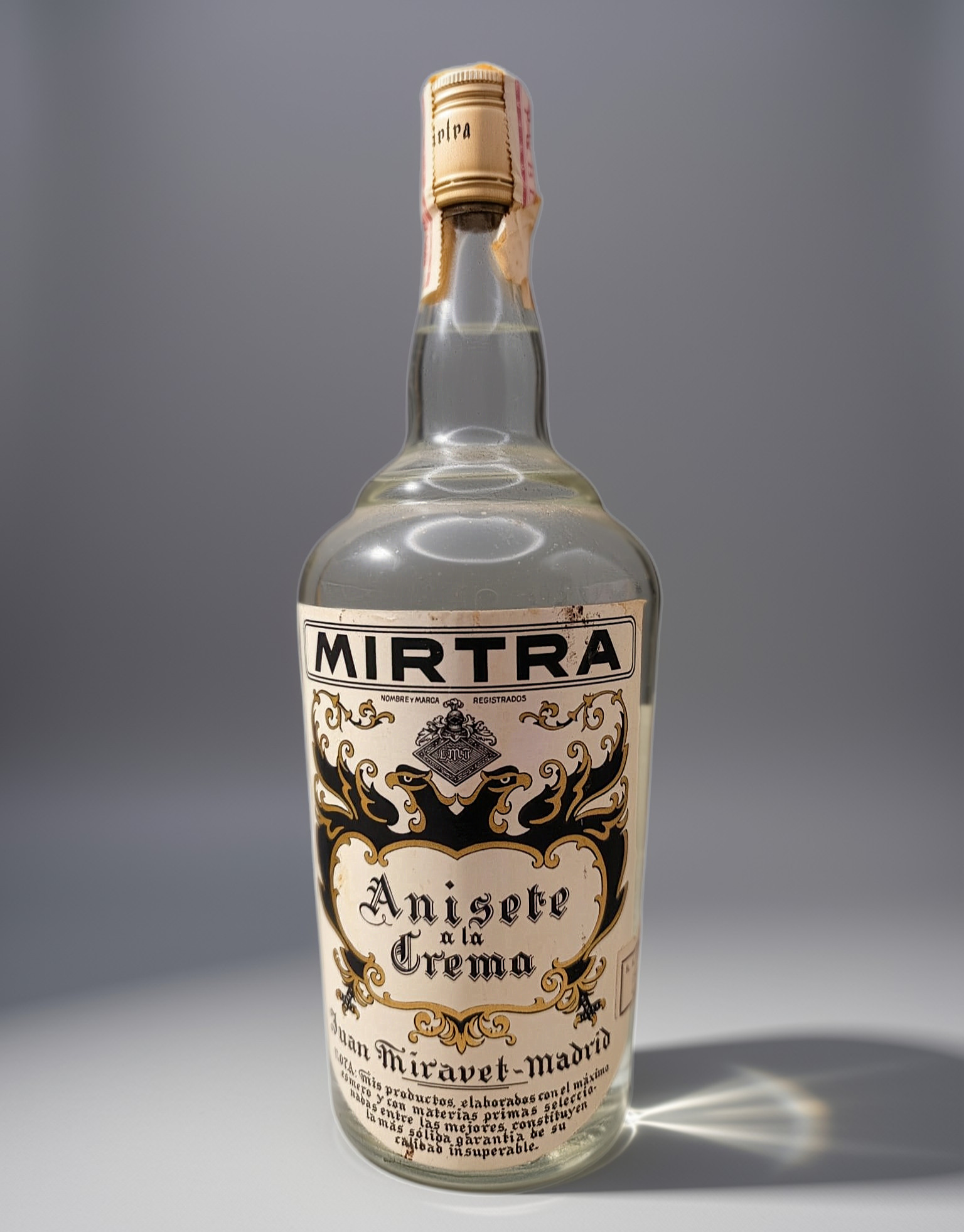 Anis Crema - MIRTRA - Distillerie Juan MIRAVET (Madrid)