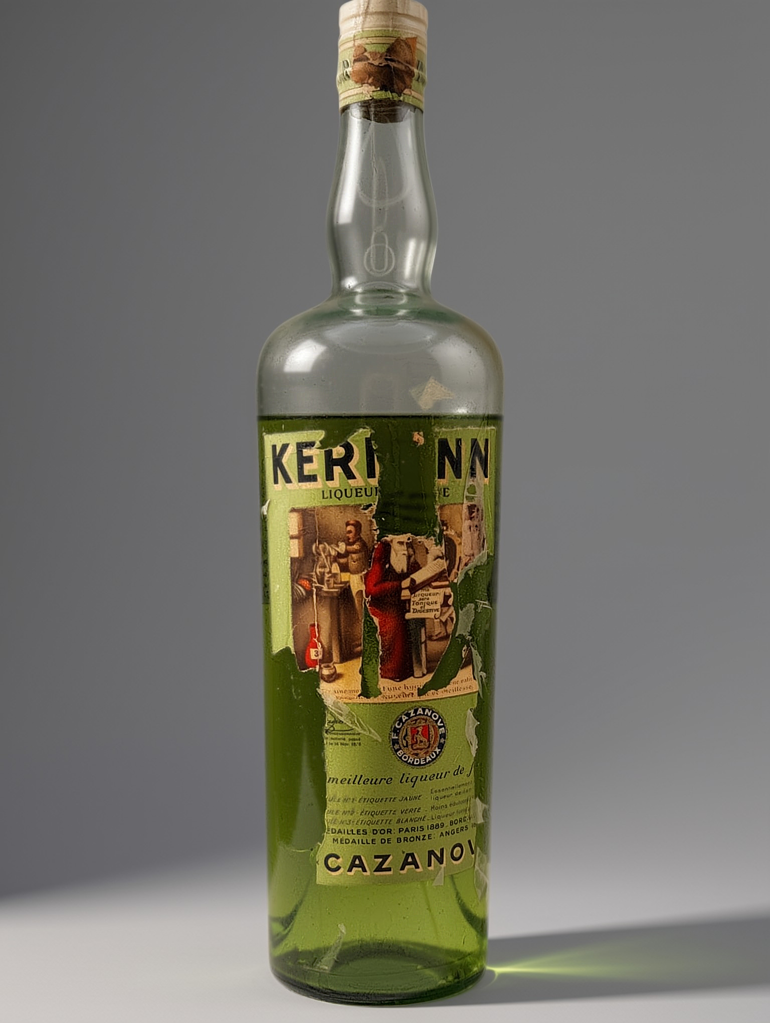 Liqueur digestive verte - KERMANN - CAZANOVE