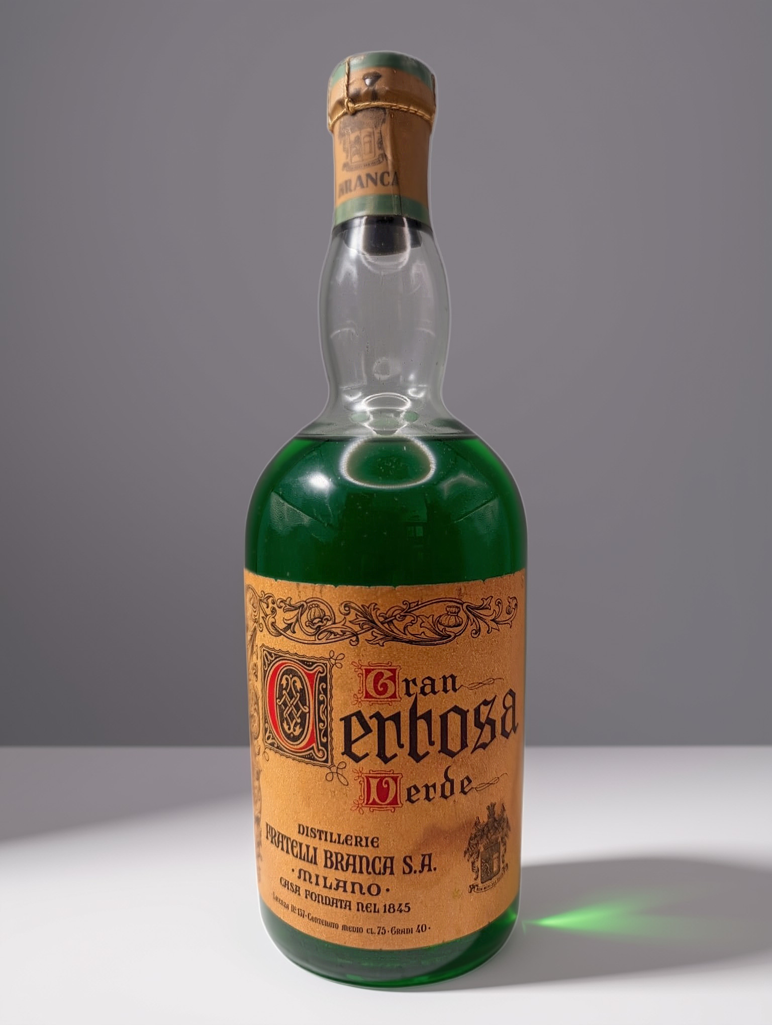 Gran Certosa Verde - FRATELLI BRANCA - '1950s
