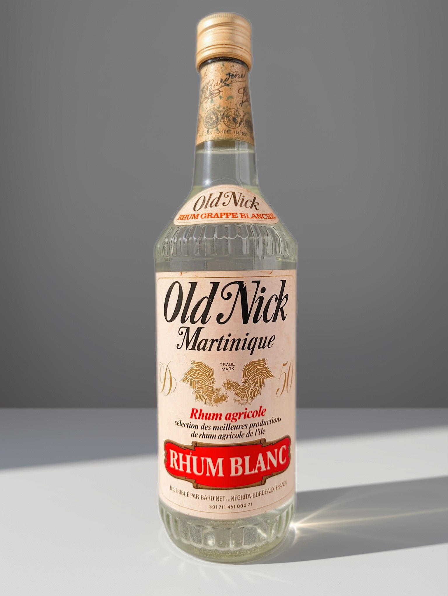 RHUM BLANC - OLD NICK - BARDINET