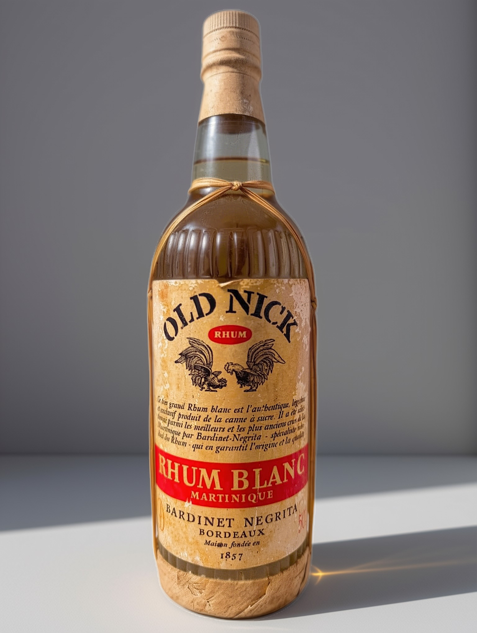 RHUM BLANC - OLD NICK - NEGRITA-BARDINET
