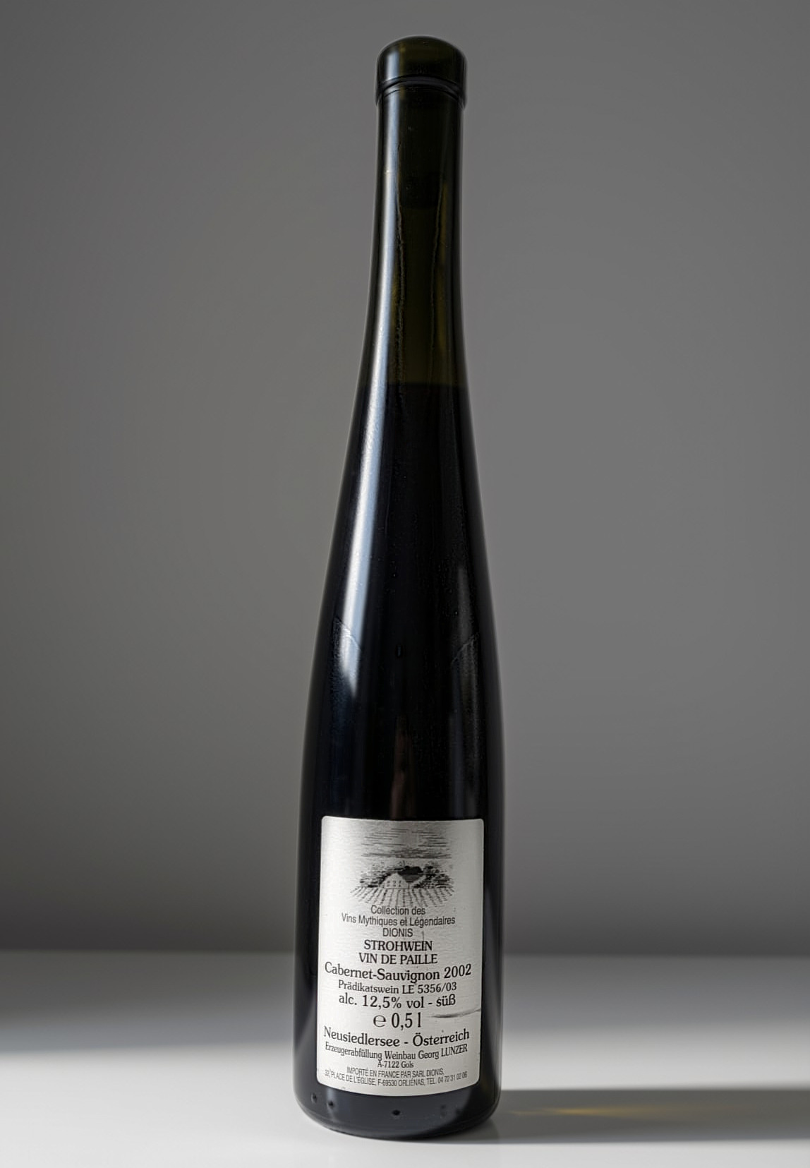Autriche - Strohwein "Cabernet Sauvignon" 2002 Domaine Georg LUNZER